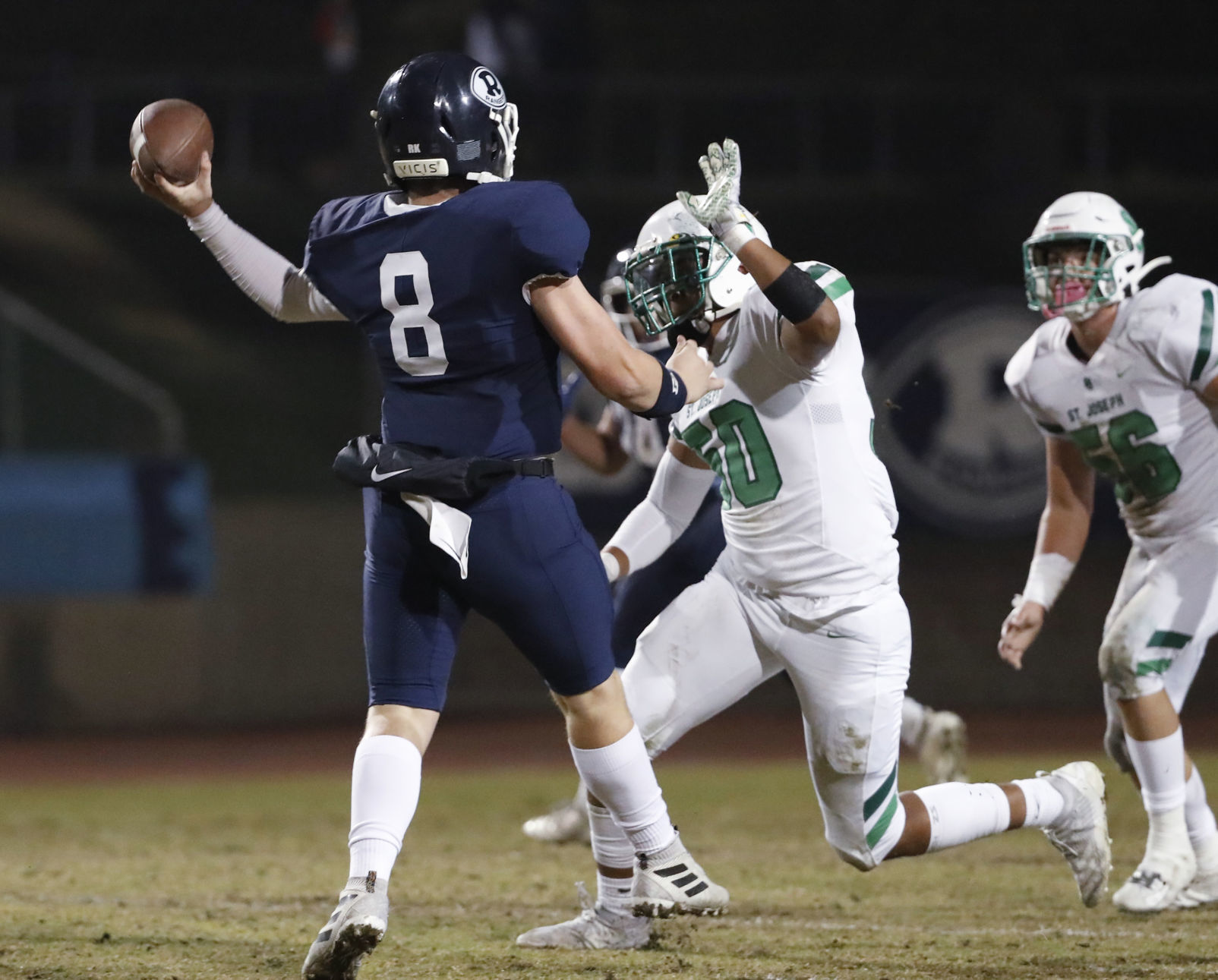 St. Joseph versus Redwood CIF Football Matchup